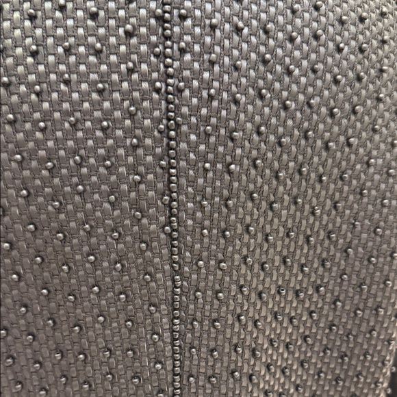 Issey Miyake Vintage woven leather Black Textured Jacket with Bow Closures - Picture 7 of 9